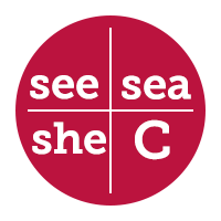 see, sea, she, Cのアイコン